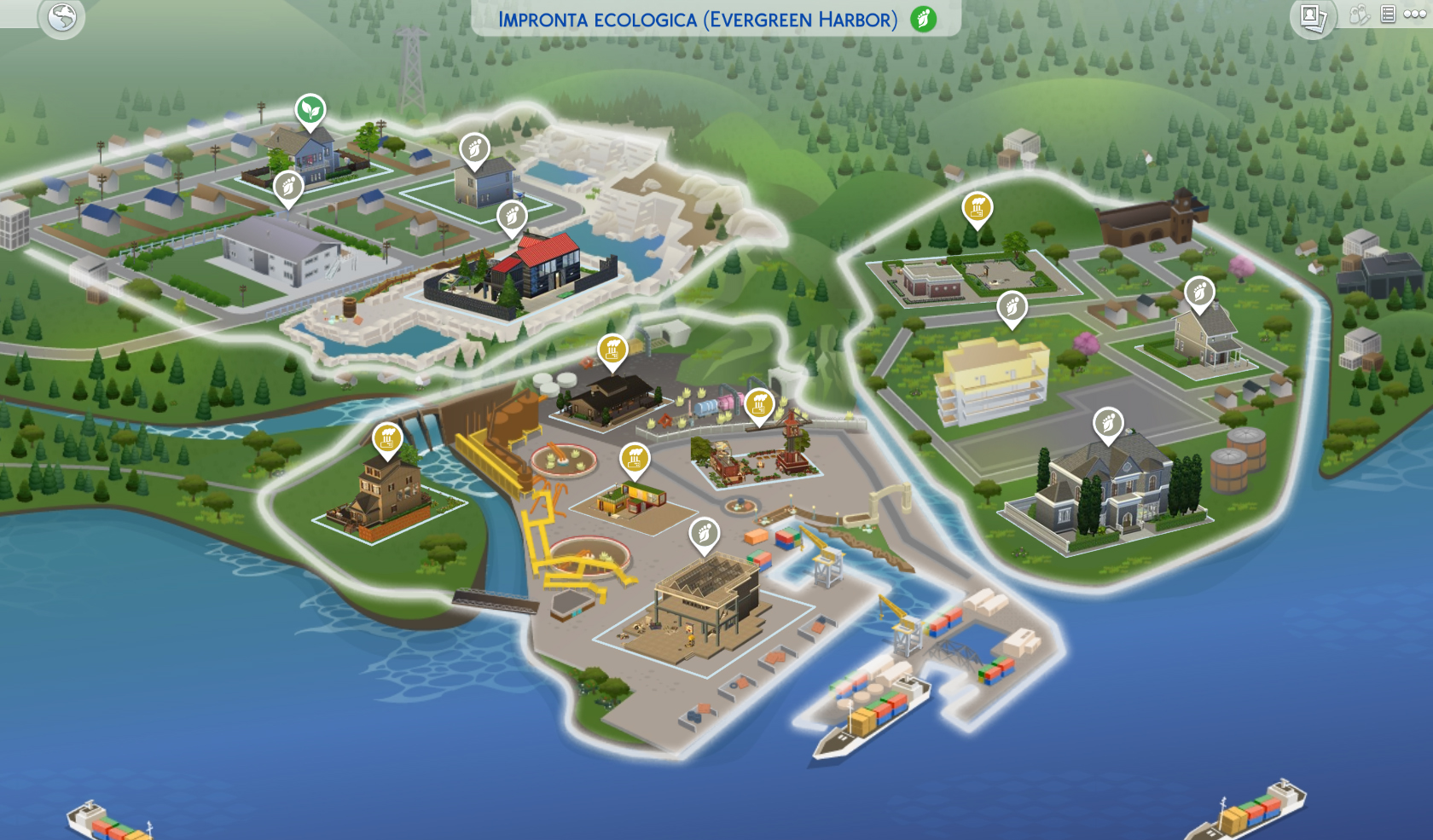 The Sims 4 Vita Ecologica Impronta