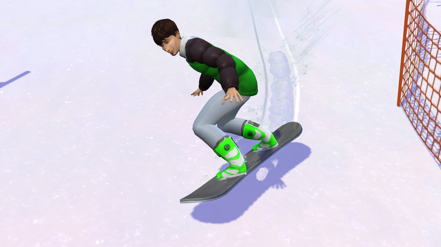 The Sims 4 Oasi Innevata Abilita Snowboard